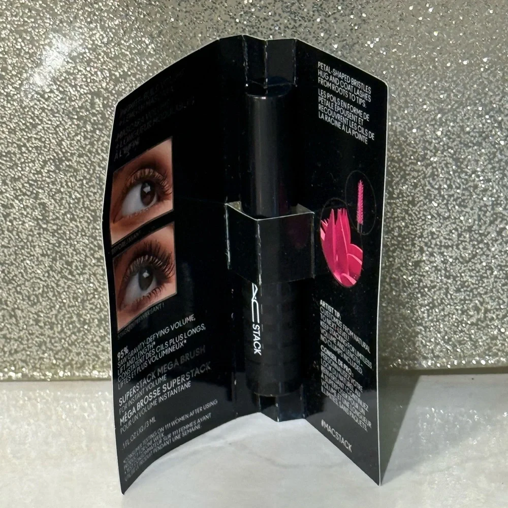 5 for $25 item 🌺 Mini MAC Stack Mascara Superstack Mega Brush